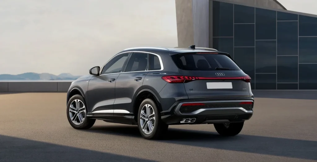 AUDI-Q5-SUV-S-line-Edition-TDI-Quattro-S-Tronic-trasera-gris-tambora